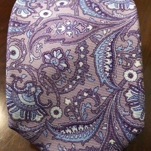Brooks Brothers Purple Paisley Classic Width Tie